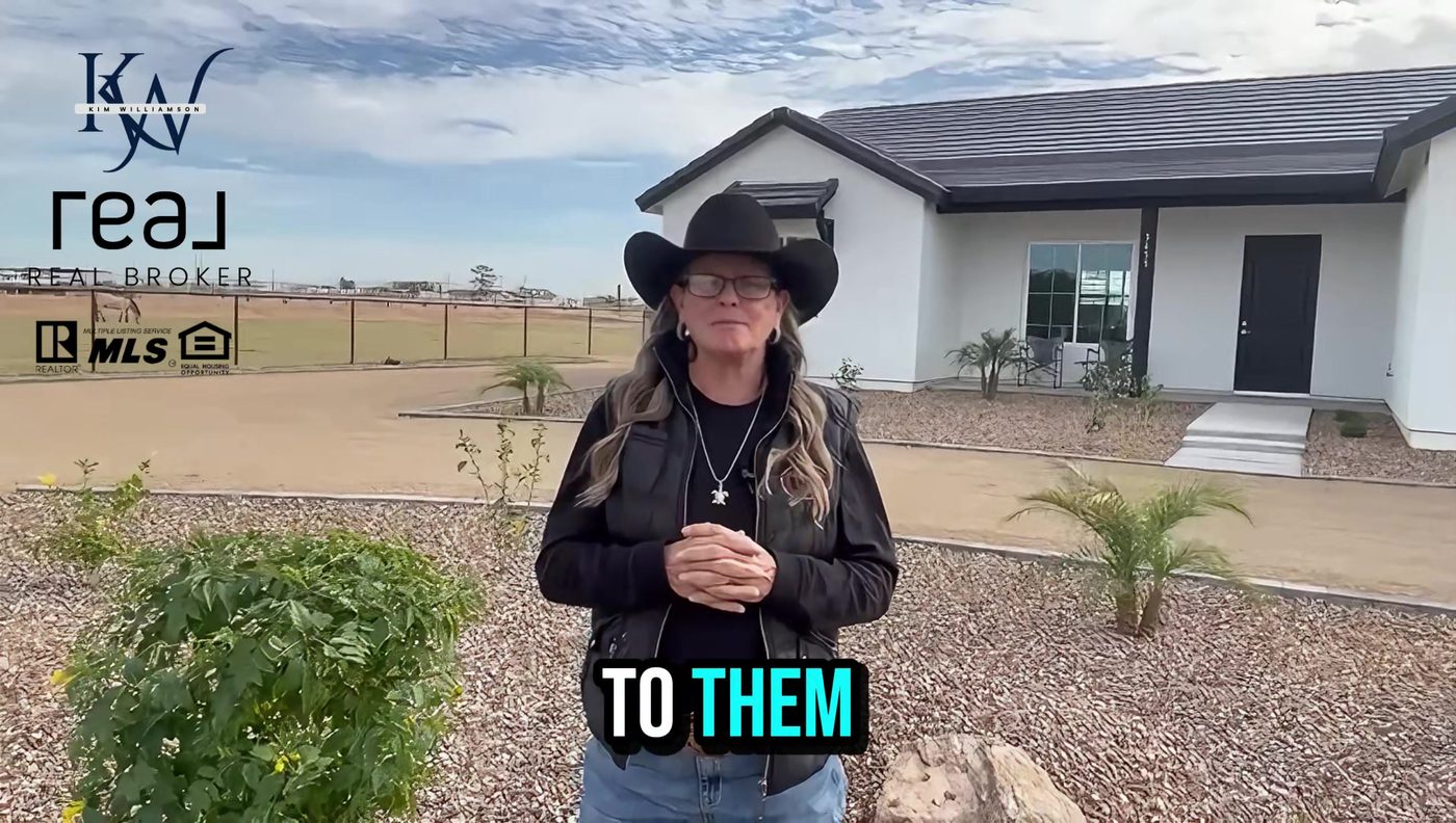 Kim Williamson on location at a home