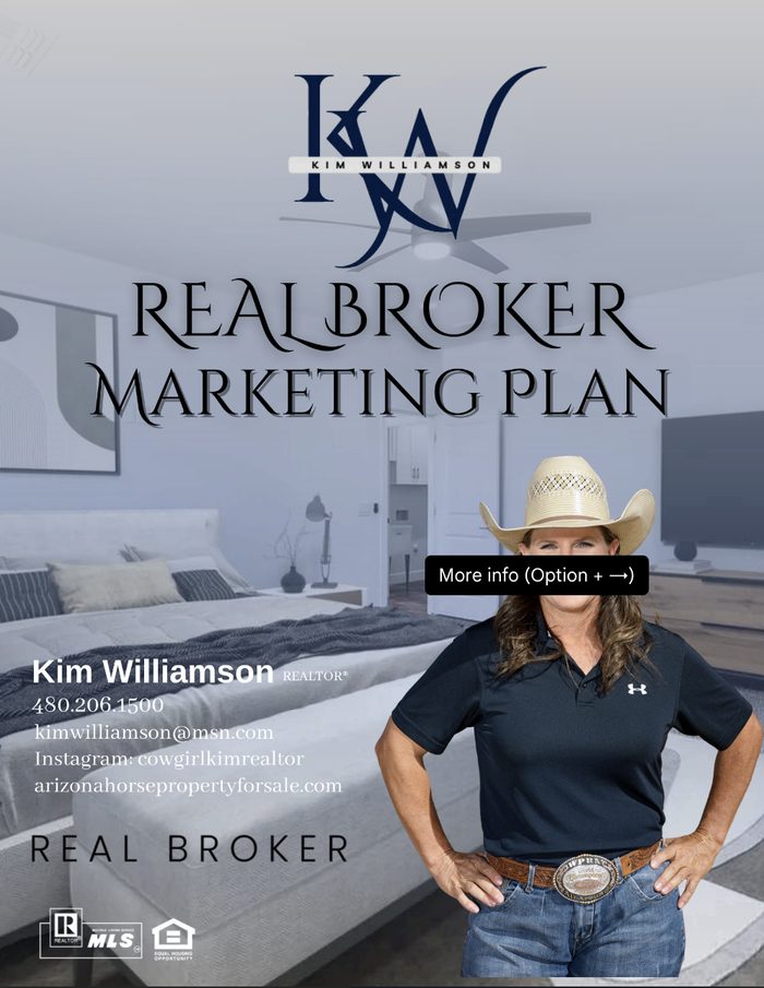 Cover of Kim's REAL Broker marketing plan